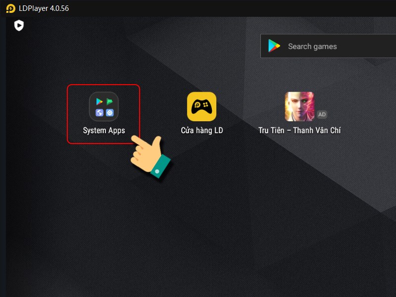 Hướng dẫn cách sử dụng LDPlayer bước 1