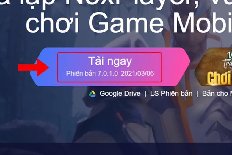 Hướng dẫn cách tải NoxPlayer bước 1