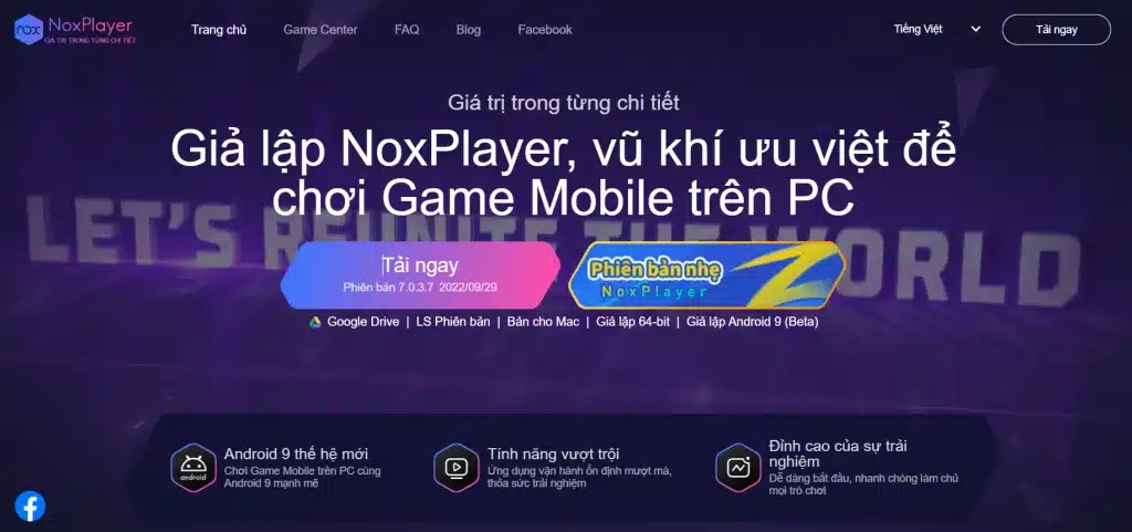 Nox Player - Nâng Tầm Trải Nghiệm